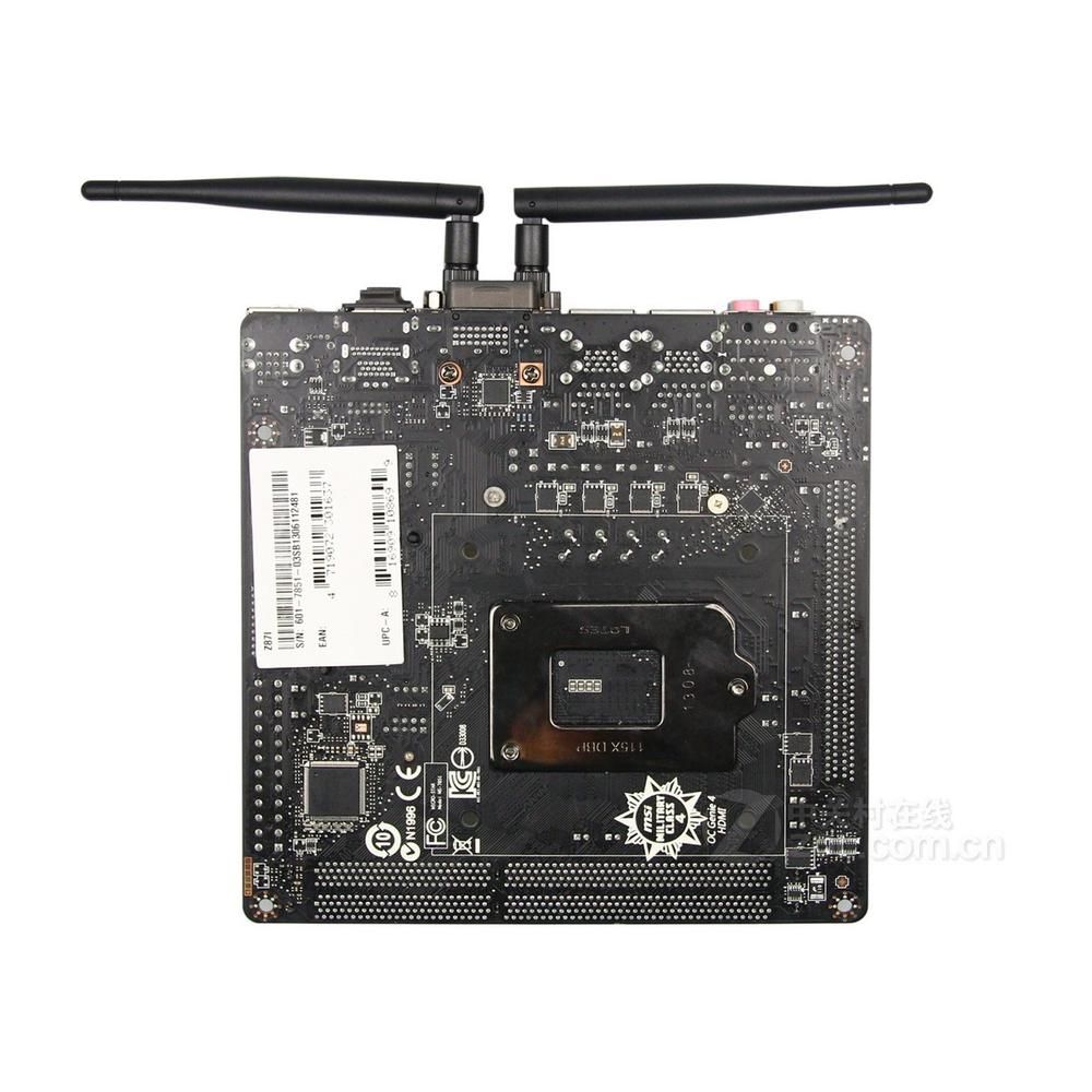 MSI Z87I Motherboard - Intel Z87, LGA 1150, DDR3 16GB, Mini-ITX