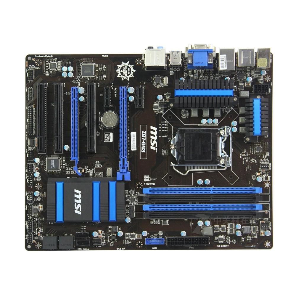 MSI Z87-G43 Motherboard - Intel Z87, LGA 1150, DDR3, 32GB, ATX