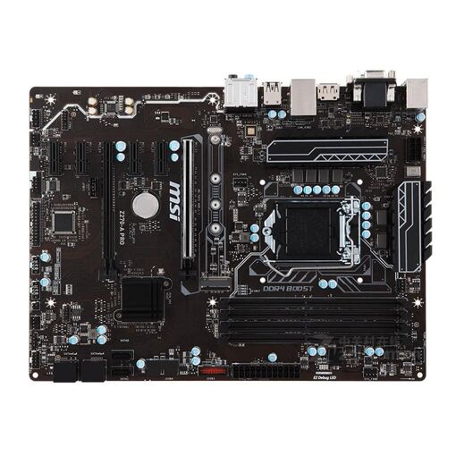 Placa base MSI Z270-A PRO, Intel Z270, LGA 1151, DDR4 64GB, ATX