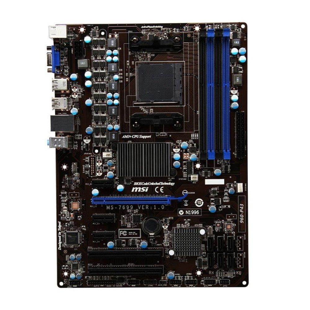 MSI AM4 760G Motherboard, DDR3 32GB, ATX