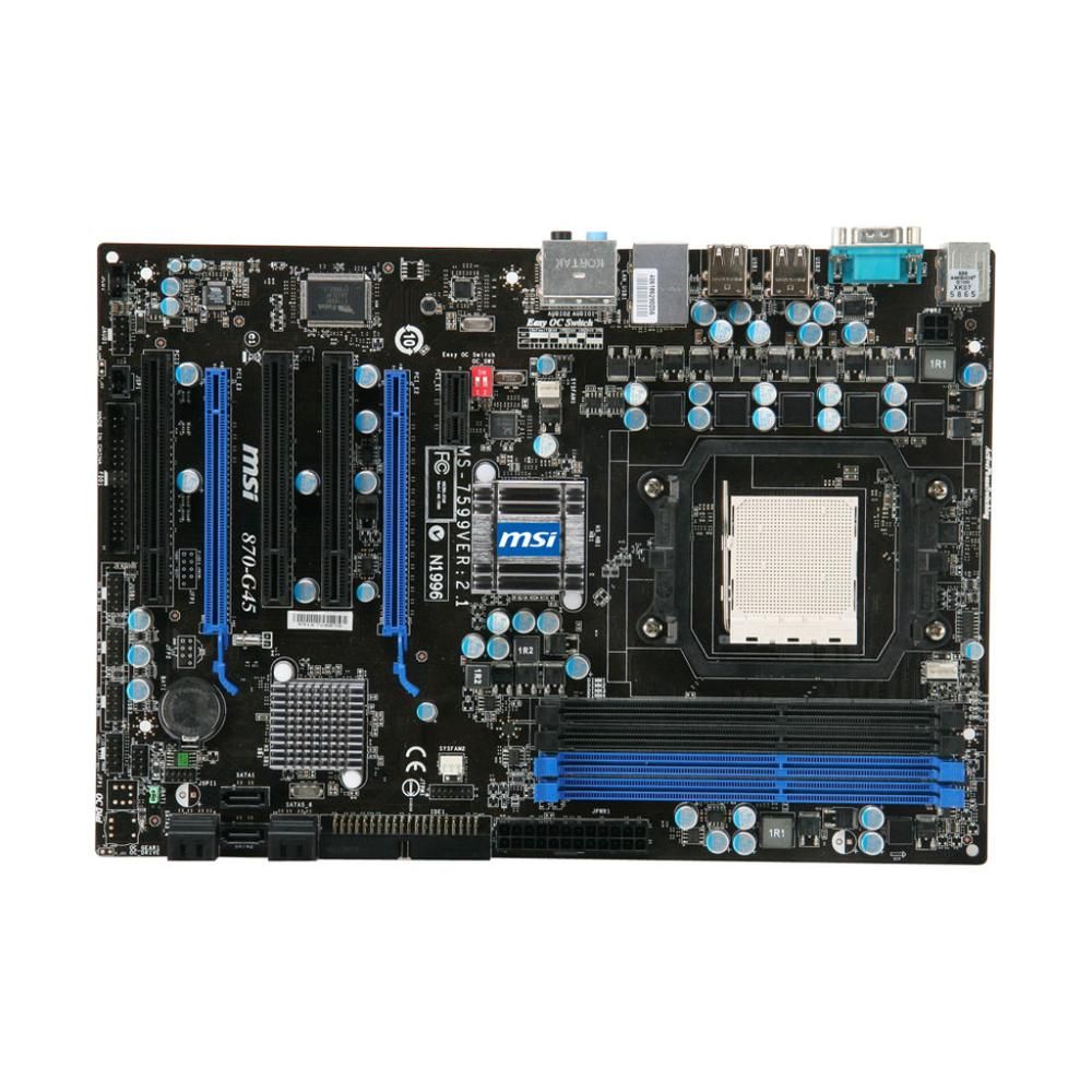 MSI 870-G45 Motherboard - AMD 770, AM3 Socket, DDR3 16GB, ATX