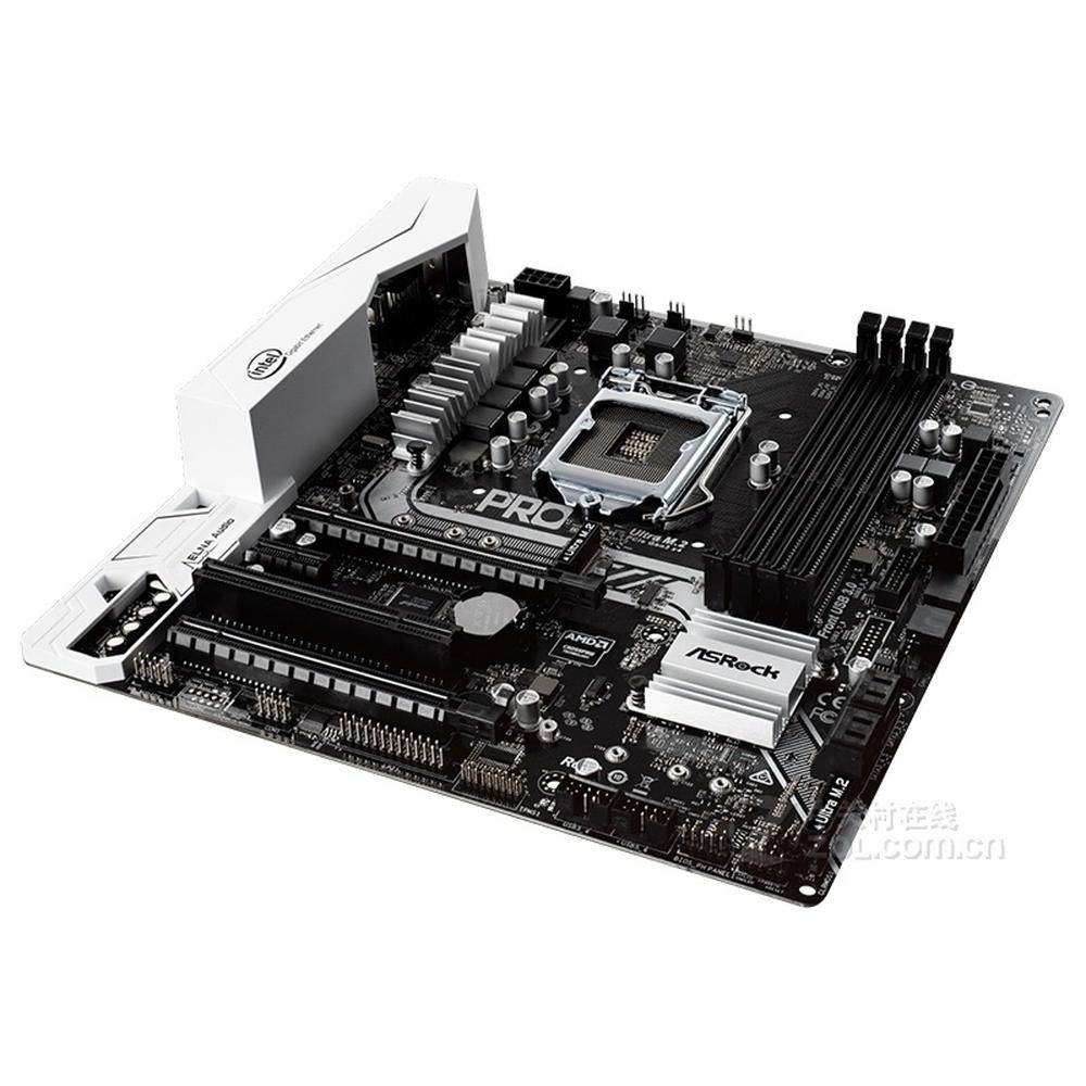 ASRock B250M Pro4 Motherboard, Intel B250, LGA 1151, DDR4 64GB, Micro ATX