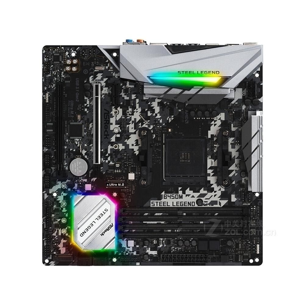 ASRock B450M Steel Legend Motherboard