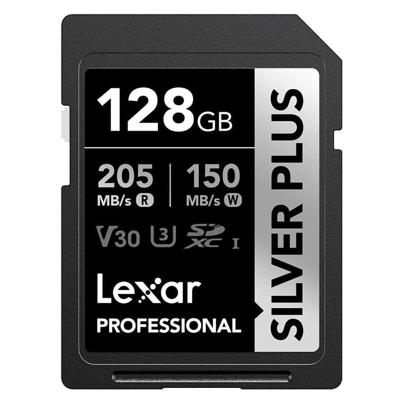 Tarjeta de memoria Lexar Silver Plus UHS-1 de 128 GB