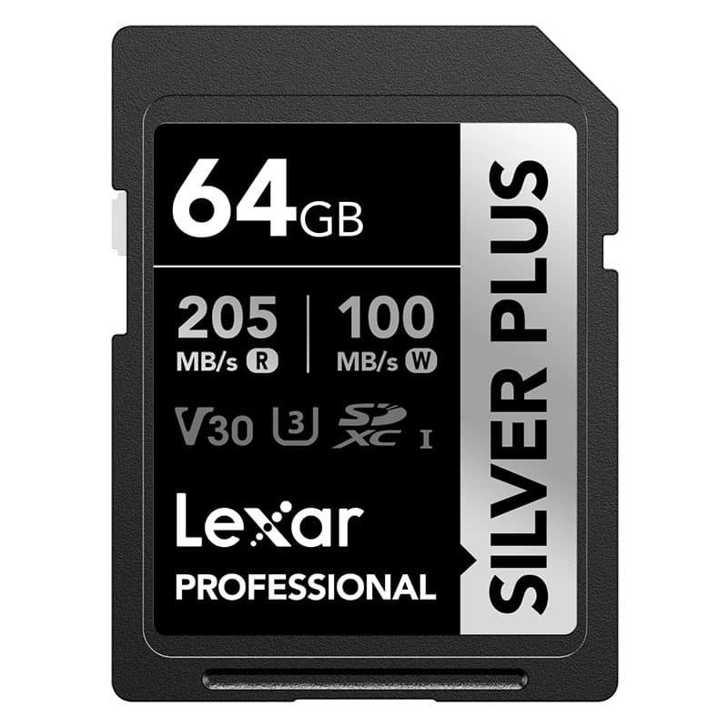 Tarjeta SD Lexar Silver Plus 64 GB UHS-1
