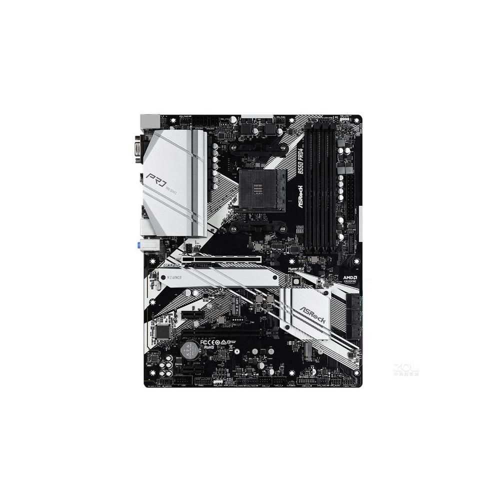 ASRock B550 Pro4 Motherboard, AMD B550, DDR4 128GB, ATX