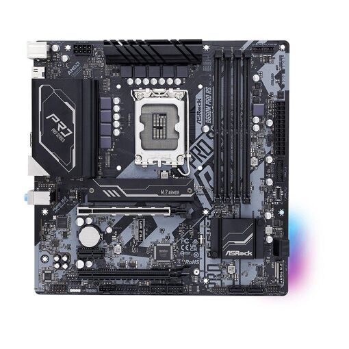 Placa base ASRock B660M Pro RS Intel B660 LGA 1700 DDR4 128GB Micro ATX