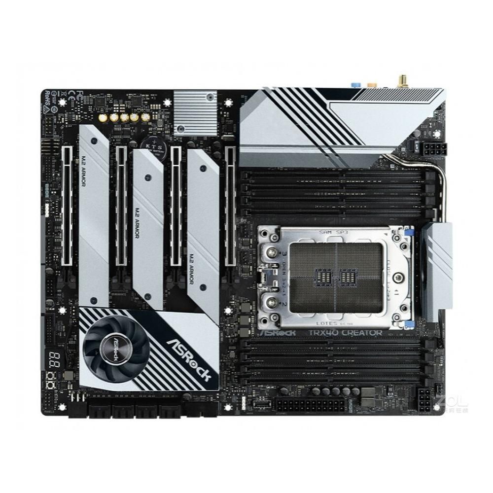ASRock TRX40 Motherboard, AMD TRX40, DDR4 256GB, ATX
