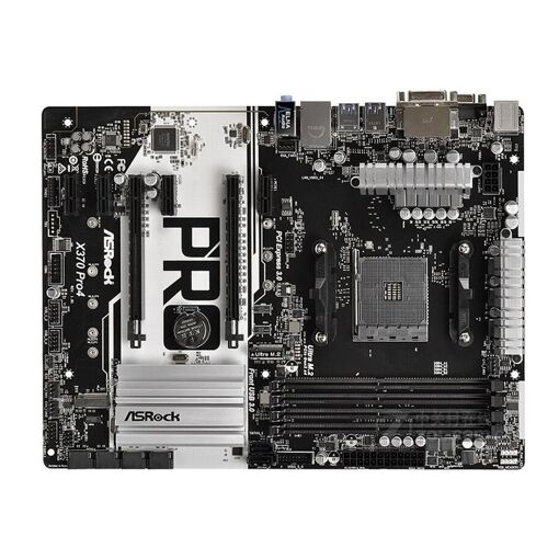 Placa base ASRock X370 Pro4, AMD X370, zócalo AM4, 64 GB DDR4, ATX