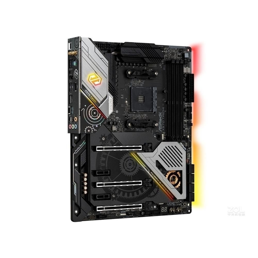 ASRock X570 Taichi Motherboard, AMD X570, AM4 Socket, 128GB DDR4, ATX Form Factor