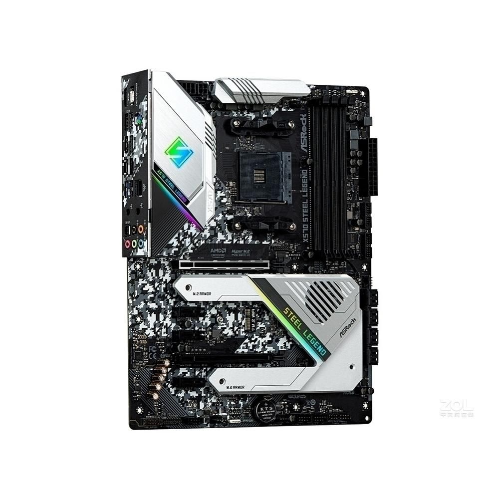 ASRock X570 Steel Legend Motherboard, AMD X570, Socket AM4, DDR4 128GB, ATX