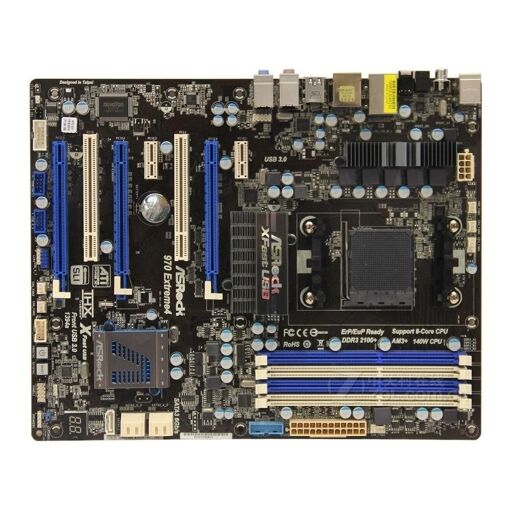 Placa base ASRock 970 Extreme4, AMD 970, zócalo AM3/AM3+, DDR3 64 GB, formato ATX