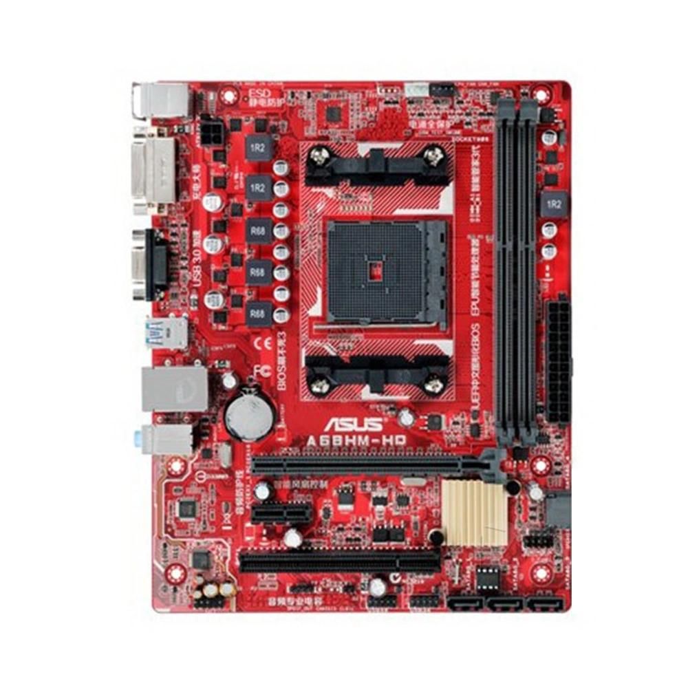 ASUS A68HM-HQ Motherboard, AMD A68H, FM2/FM2+ Socket, 32GB DDR3, Micro ATX