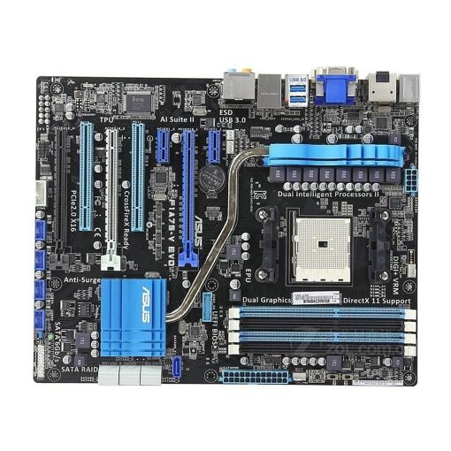 Placa base ASUS F1A75-V EVO, AMD A75, zócalo FM1, 64GB DDR3, ATX