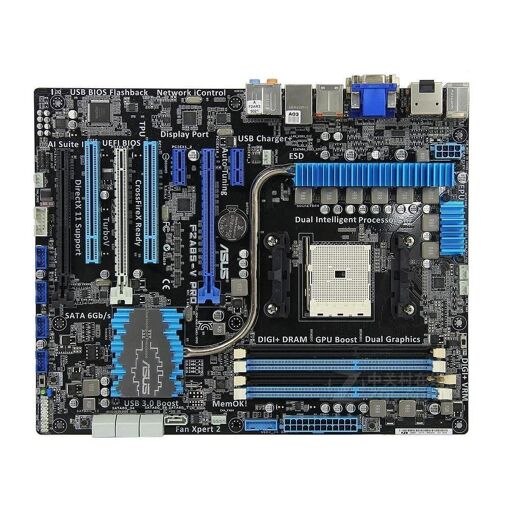 Placa base ASUS F2A85-V PRO, AMD A85X, zócalo FM2, 4x DDR3, 64GB, ATX