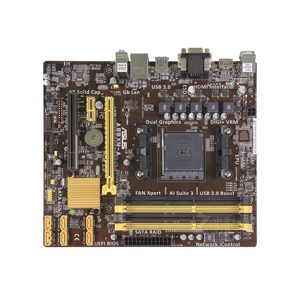 ASUS A88XM-A Motherboard, AMD A88X, FM2/FM2+ Socket, 64GB DDR3, Micro ATX