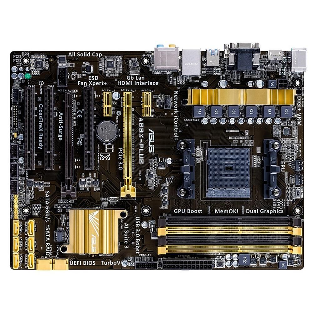 ASUS A88X-PLUS Motherboard - AMD A88X, FM2/FM2+ Socket, 64GB DDR3, ATX