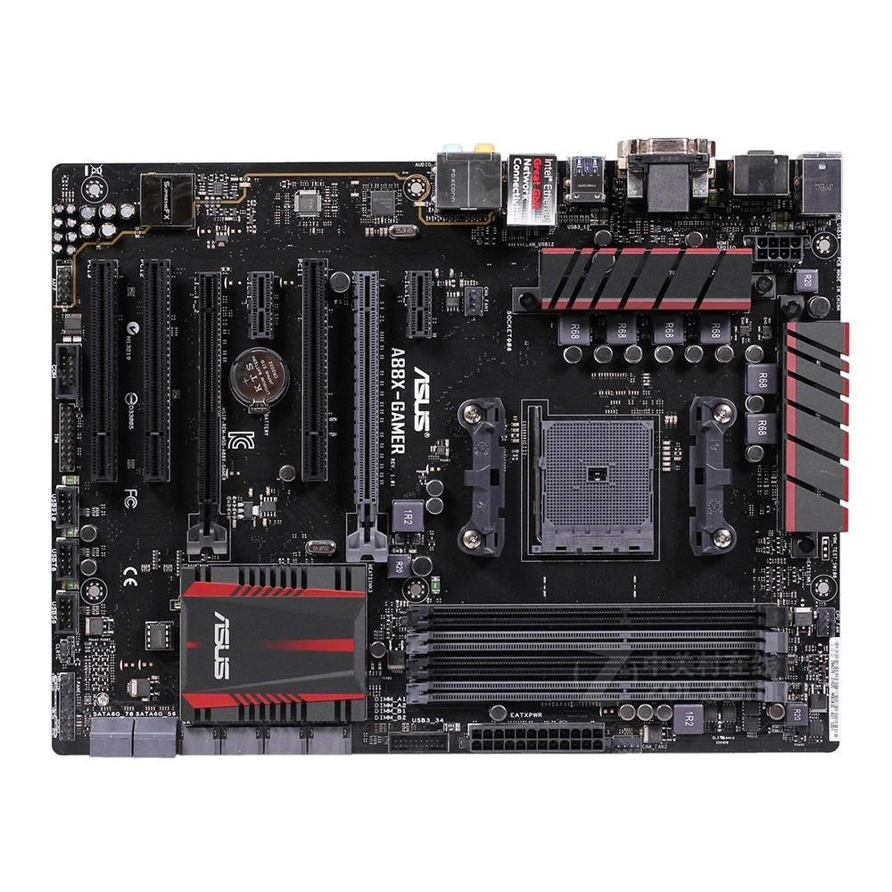 ASUS A88X-GAMER Motherboard, AMD A88X, FM2/FM2+ Socket, 64GB DDR3, ATX Form Factor
