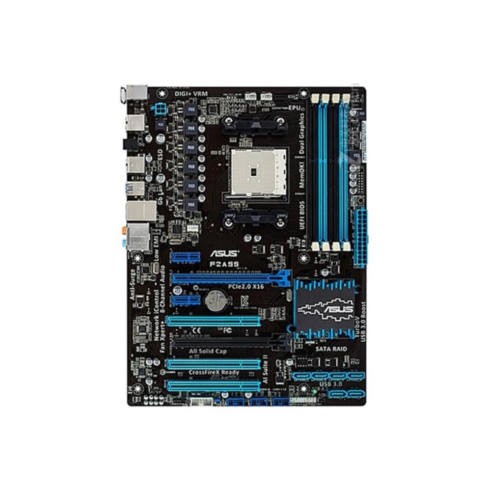 Carte mère ASUS F2A55, AMD A55, socket FM2, 4x DDR3, 64 Go, ATX, 30,5 x 21,8 cm