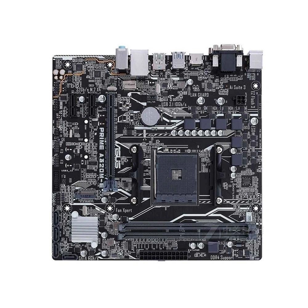 ASUS Prime A320M-E AMD A320 Motherboard (Socket AM4, DDR4 32GB, Micro ATX)