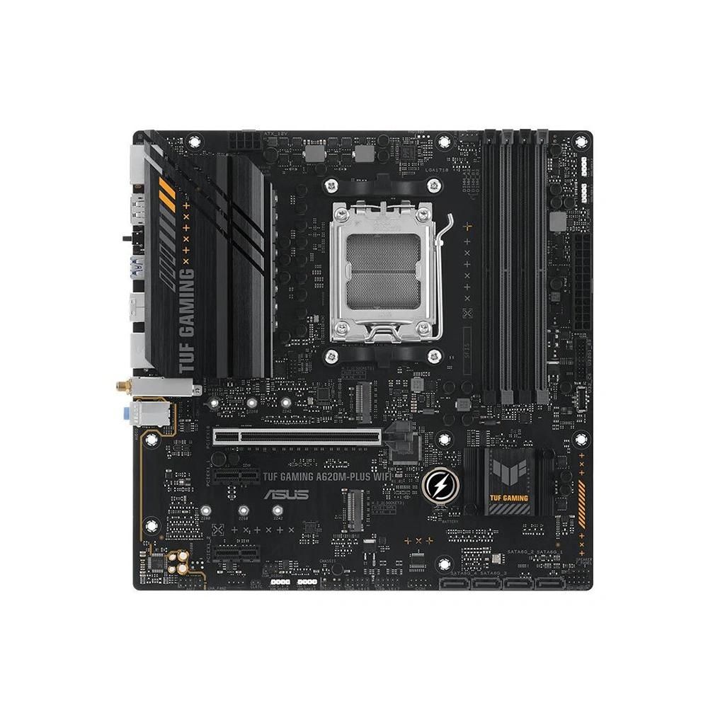 ASUS TUF Gaming Motherboard A620M-PLUS WiFi AMD A620 Socket AM5 DDR5 192GB Micro ATX