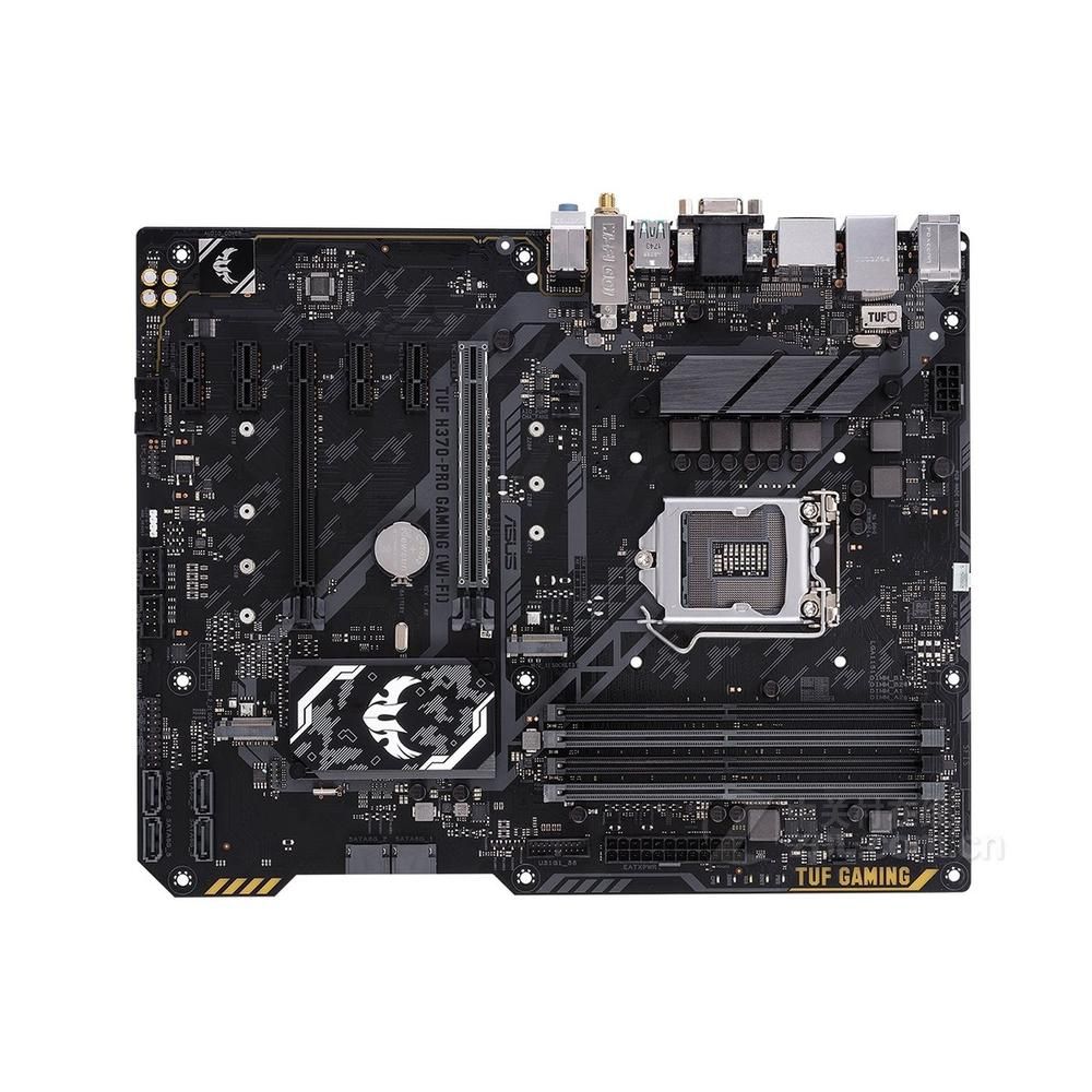 ASUS TUF H370-PRO GAMING Motherboard (WiFi) - Intel H370, LGA 1151, DDR4 64GB, ATX