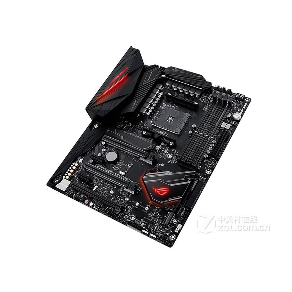 ASUS ROG CROSSHAIR VII HERO Motherboard (Wi-Fi) AMD X470, AM4 Socket, 64GB DDR4, ATX