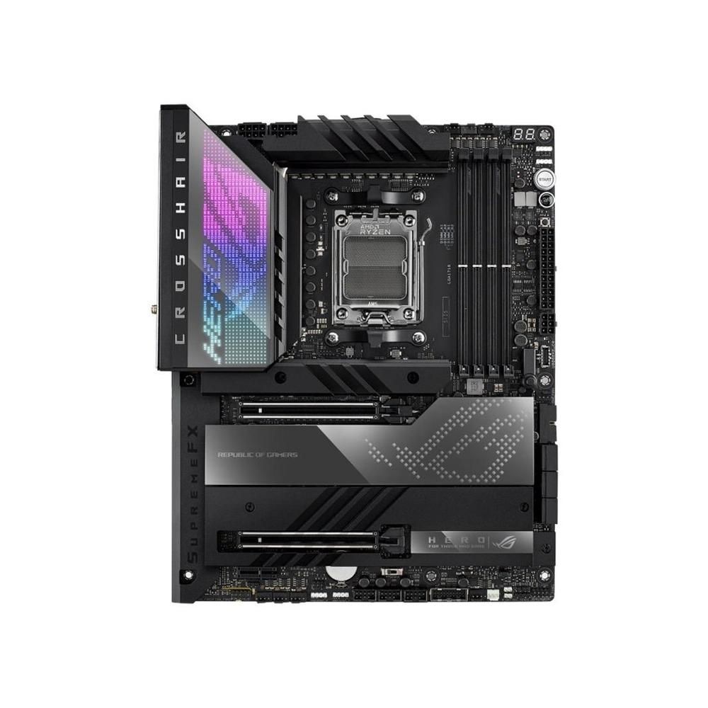 ASUS ROG CROSSHAIR X670E HERO Motherboard, AMD X670, AM5 Socket, 192GB DDR5, ATX