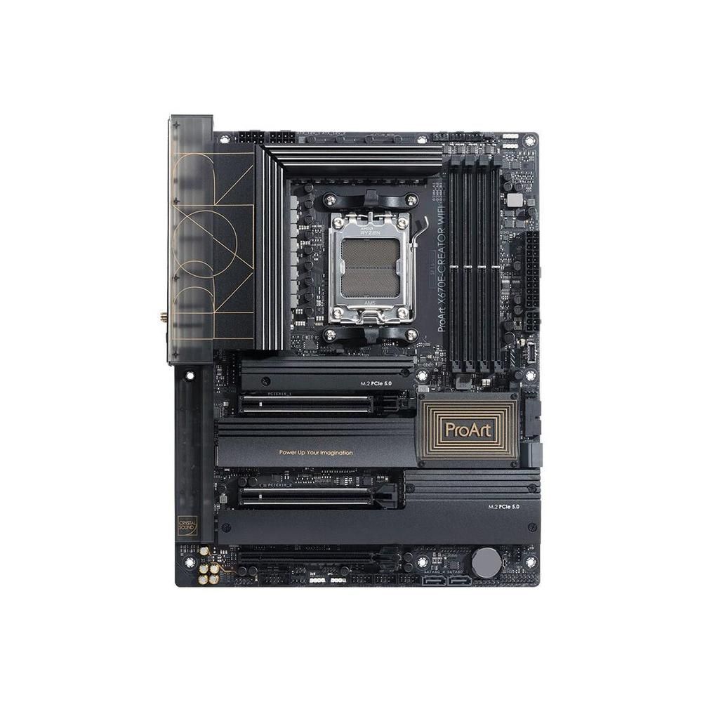 ASUS ProArt X670E-CREATOR WiFi Motherboard, AMD X670, AM5 Socket, 192GB DDR5, ATX