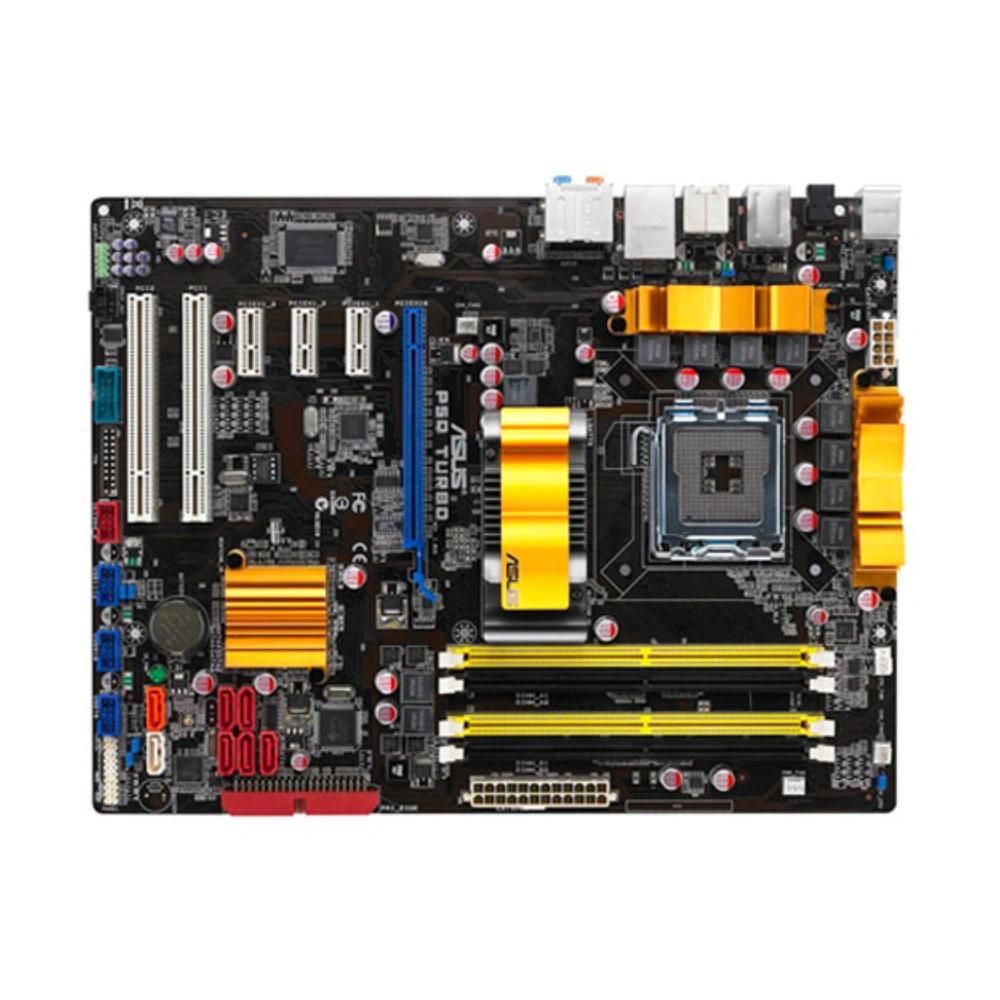 Carte mère ASUS P5Q Turbo - Intel P45, LGA 775, DDR2, 16 Go, ATX