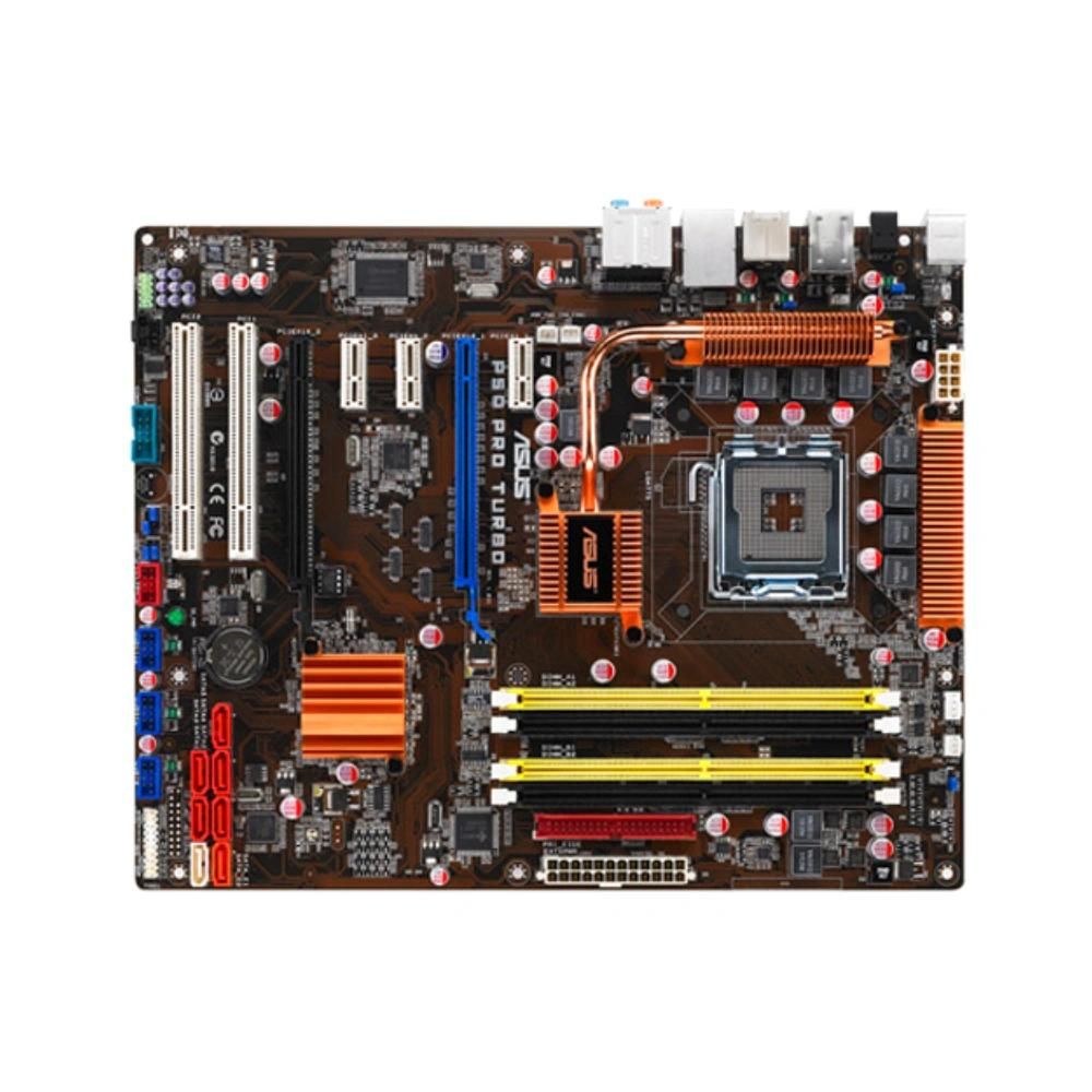 Placa base ASUS P5Q PRO Turbo, Intel P45, LGA 775, DDR2, 16GB, ATX