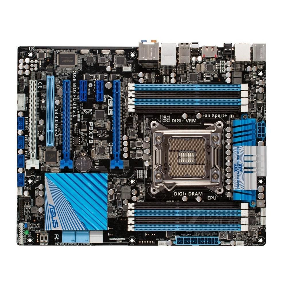 ASUS P9X79 Motherboard - Intel X79, LGA 2011, DDR3 64GB