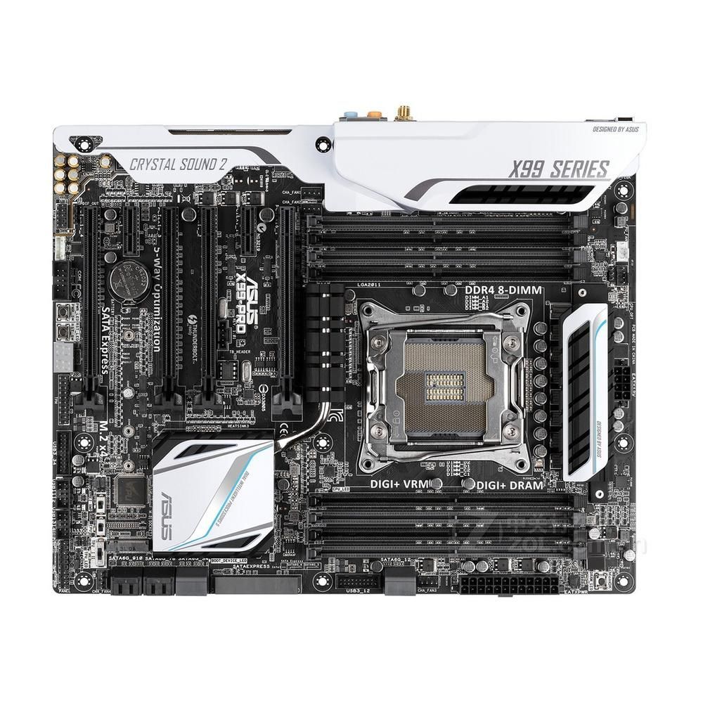 ASUS X99-PRO Motherboard, Intel X99, DDR4 64GB, ATX
