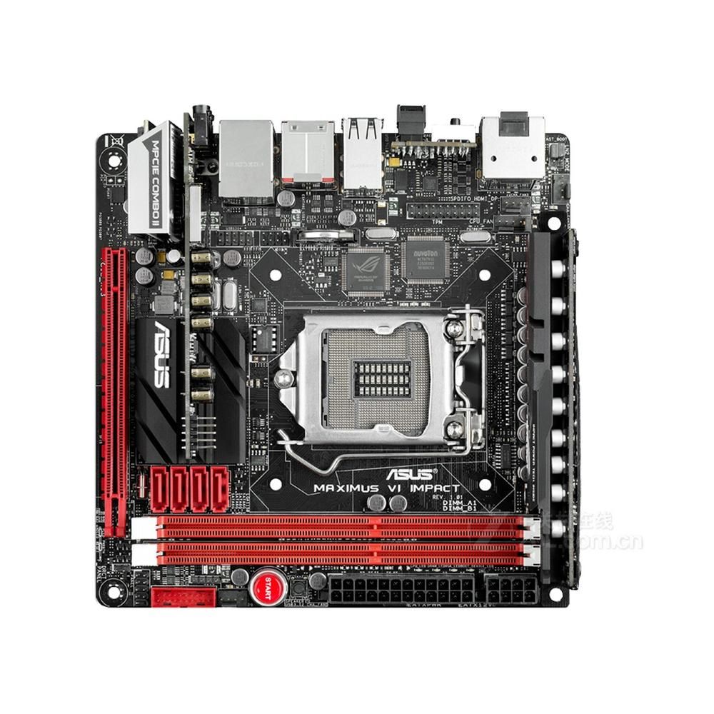 Placa base ASUS Maximus VI Impact, Intel Z87, LGA 1150, DDR3 32GB, Mini-ITX