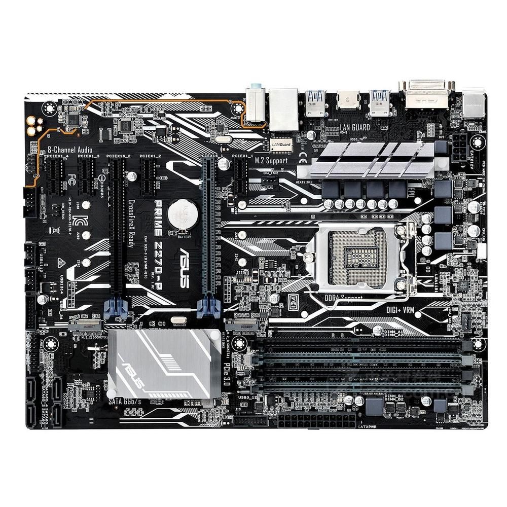 ASUS Prime Z270-P Motherboard - Intel Z270, LGA 1151, DDR4 64GB, ATX