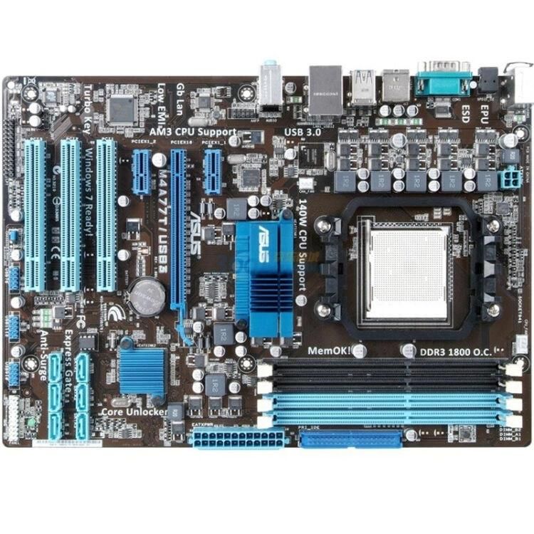 ASUS M4A77T/USB3 Motherboard - AMD 770, AM3 Socket, DDR3 16GB, ATX