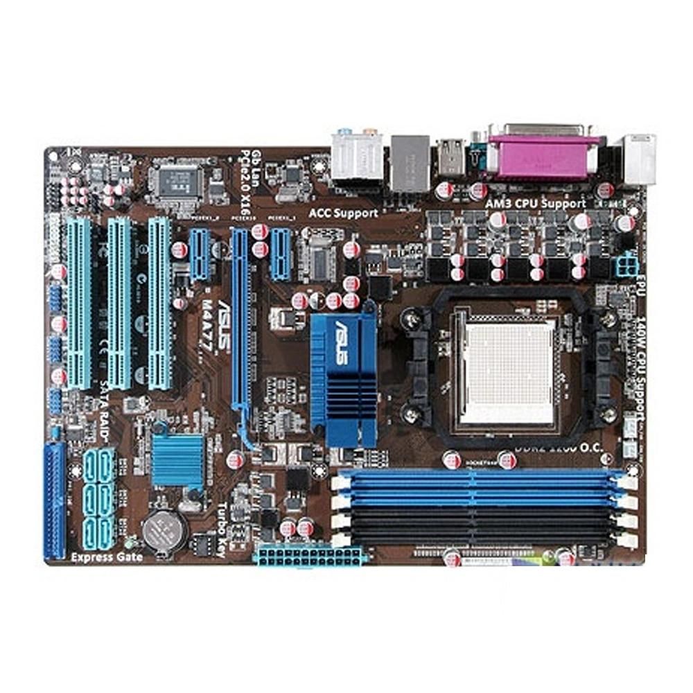 ASUS M4A77 AMD 770 Motherboard, AM2/AM2+/AM3, DDR2, 16GB, ATX