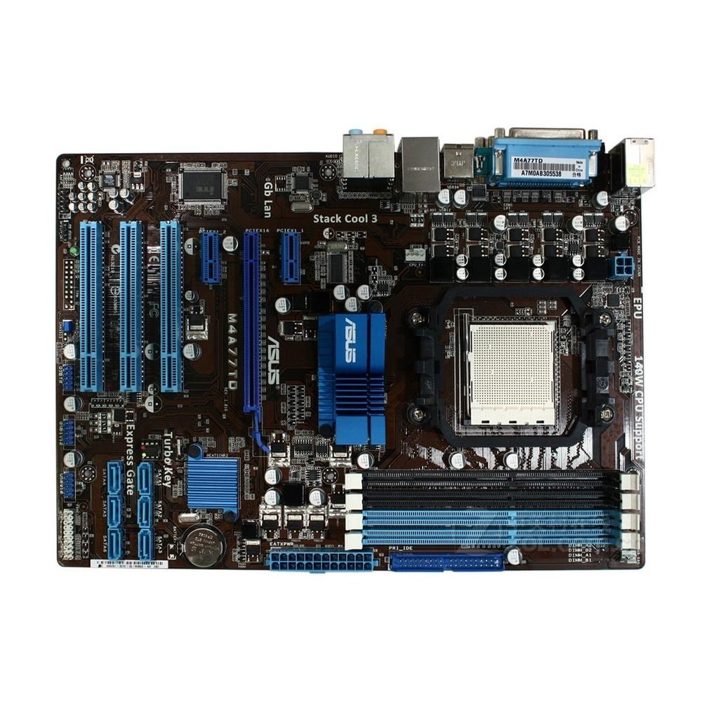 ASUS M4A77TD Motherboard - AMD 770, AM3 Socket, DDR3, 16GB, ATX