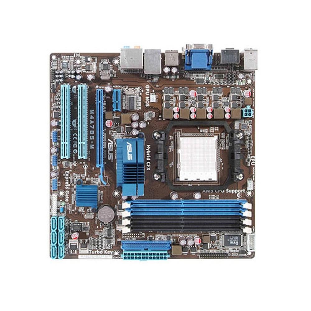 Asus M4A785-M Motherboard, AMD 785G, Socket AM2/AM2+, DDR2, 16GB, Micro ATX