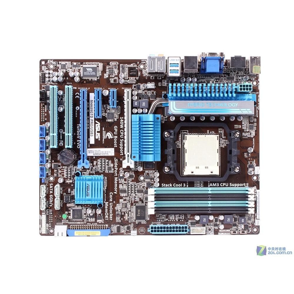 Placa base ASUS M4A89GTD PRO/USB3, AMD 890GX, Socket AM3, 16GB DDR3, ATX