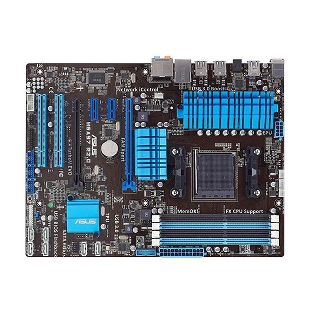 ASUS M5A97 R2.0 Motherboard - AMD 970, AM3+ Socket, DDR3, 32GB, ATX