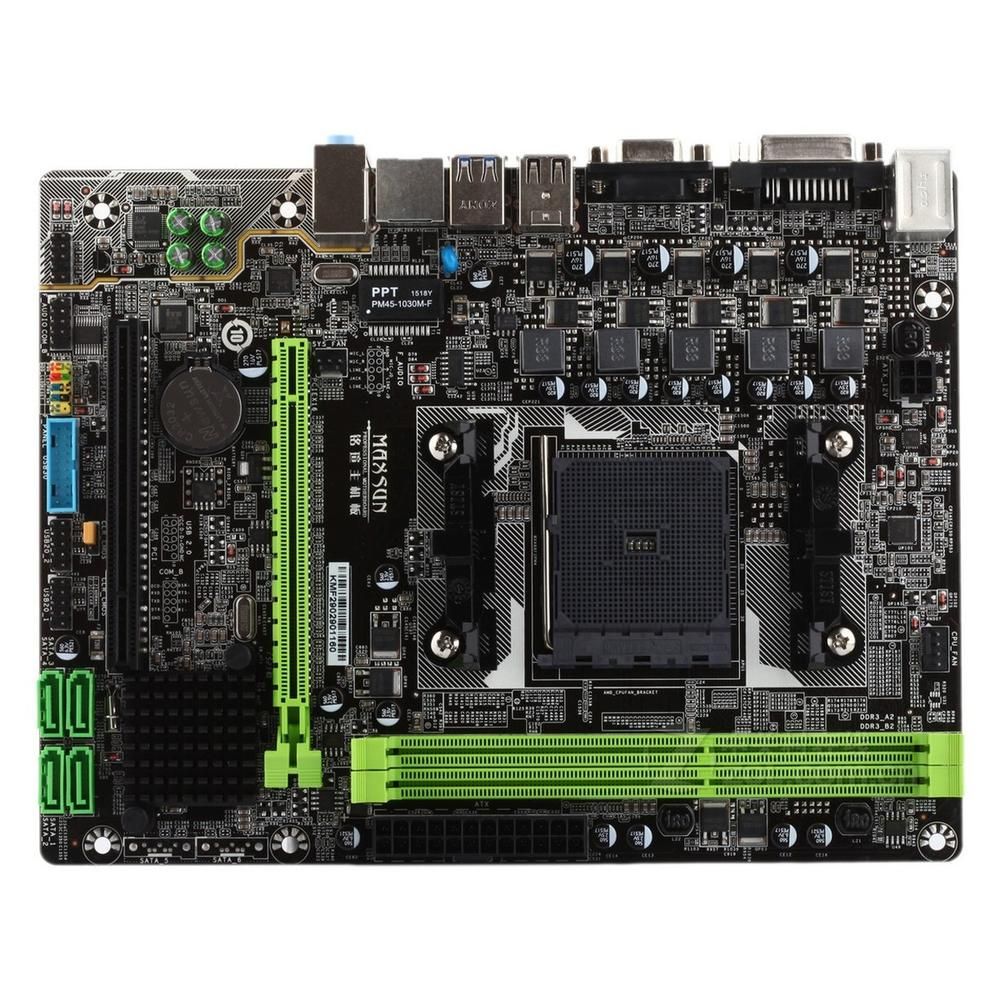 MAXSUN MS-A86FX Micro ATX Motherboard with AMD A68H Socket FM2/FM2+