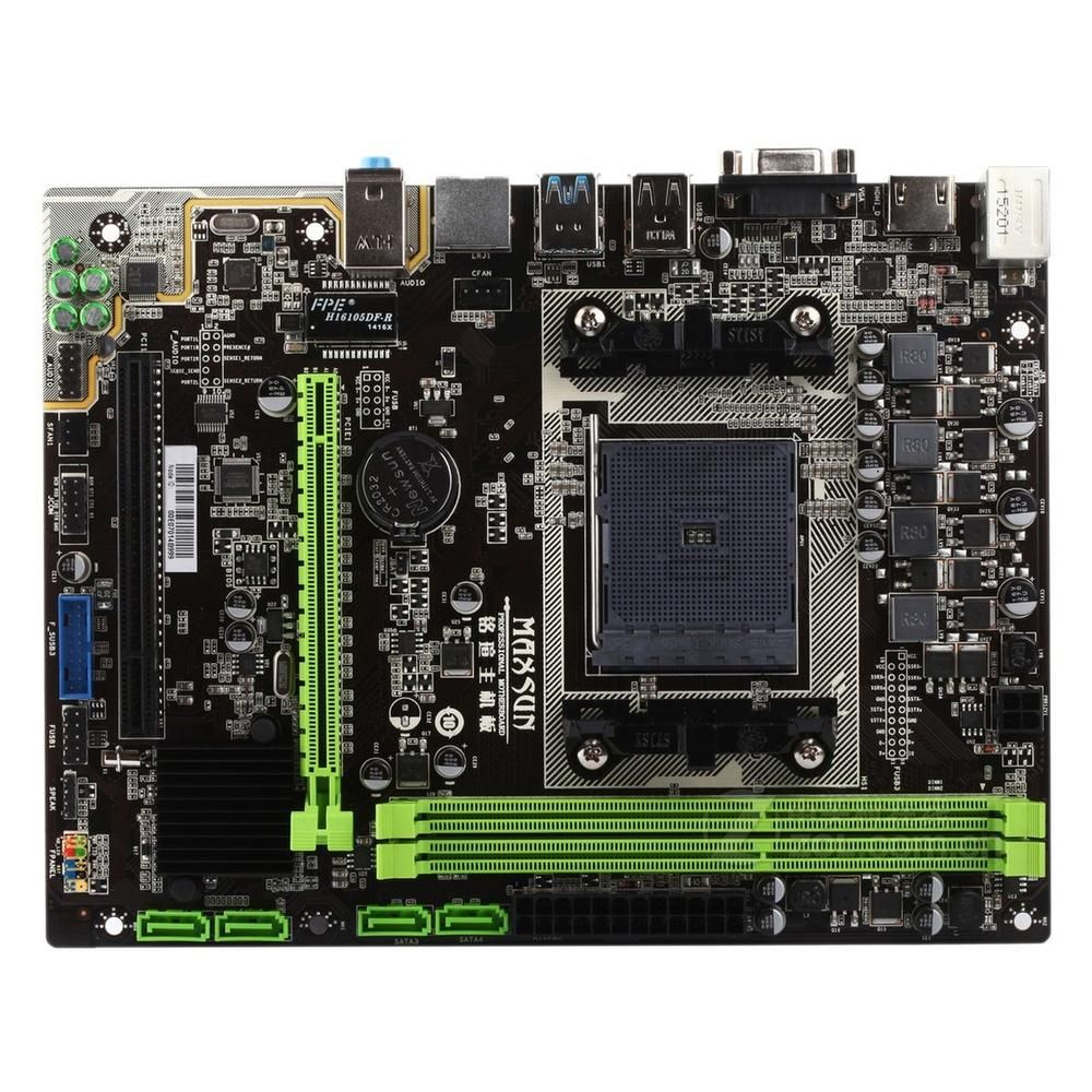 MAXSUN MS-A68GL M.3 AMD A68H Micro ATX Motherboard (FM2/FM2+)