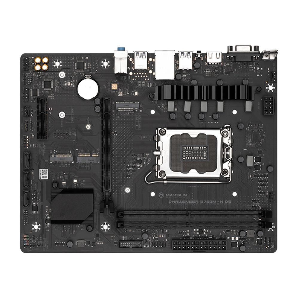 MAXSUN MS-Challenger B760M-N D5 Intel B760 LGA 1700 DDR5 64GB Micro ATX Motherboard