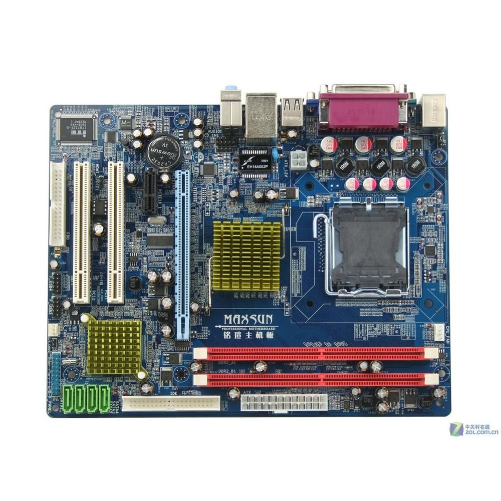 MAXSUN G31 Motherboard, Intel G31, LGA 775, DDR2, Micro ATX (MS-G31MEL)