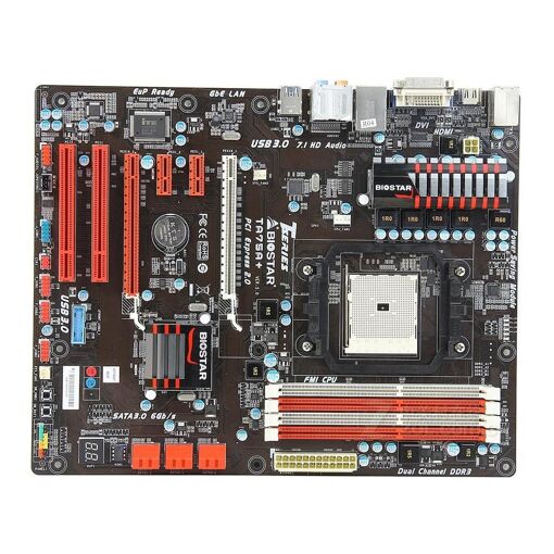 Placa base Biostar TA75A+ AMD A75 Socket FM1 DDR3 32 GB ATX