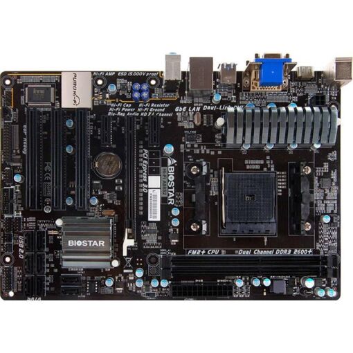 Placa base Biostar Hi-Fi A88S2, AMD A88X, zócalo FM2/FM2+, 32GB DDR3, factor de forma ATX