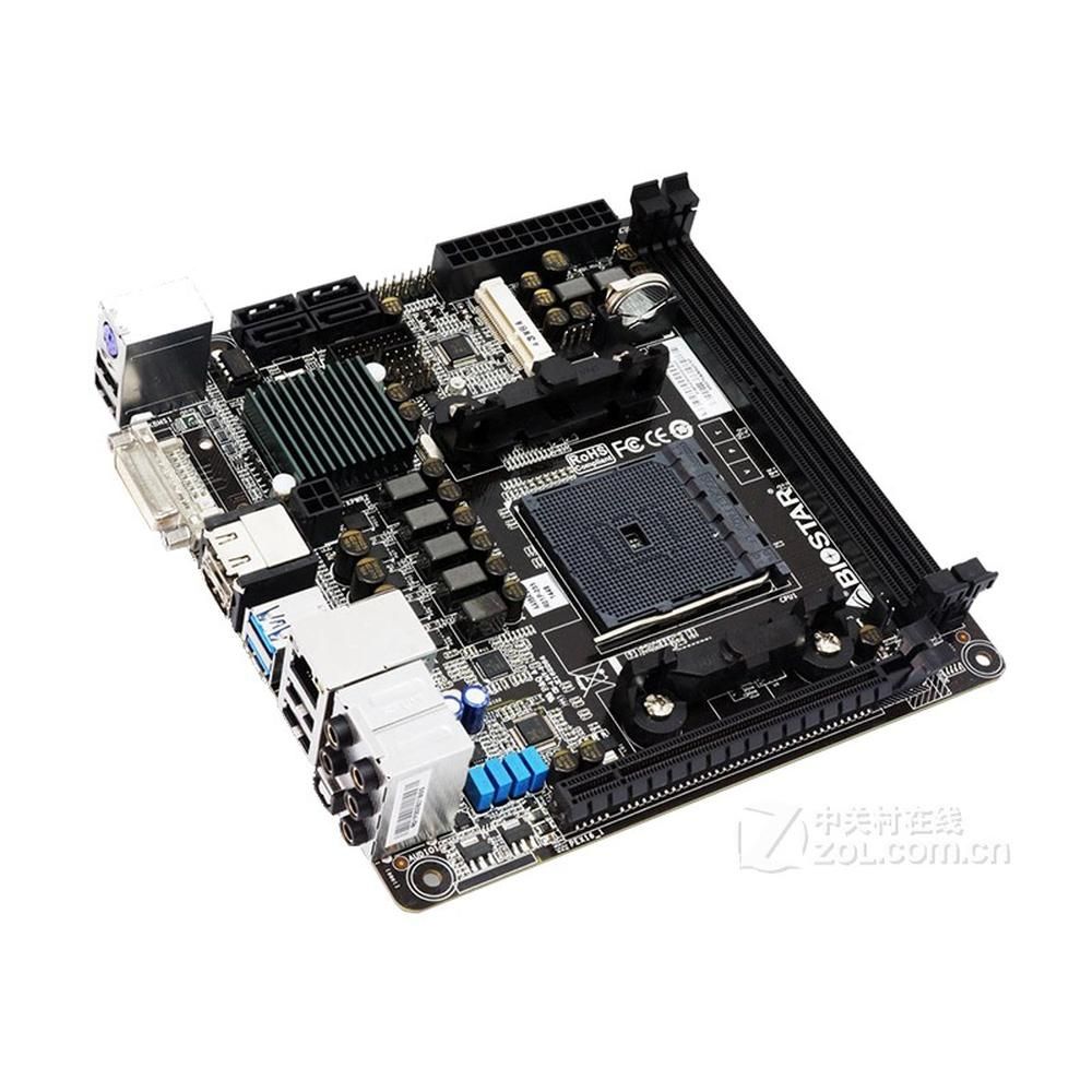 Biostar Hi-Fi A88ZN AMDA88X Socket FM2/FM2+ DDR3 32GB Mini-ITX Motherboard