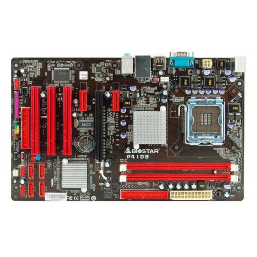 Biostar P41D3 Motherboard, Intel G41, LGA 775, DDR3 8GB, ATX
