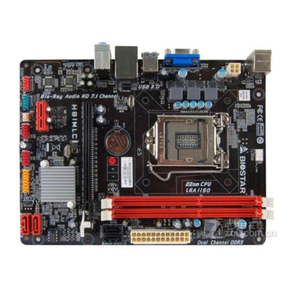 Biostar H81MLC Motherboard, Intel H81, LGA 1150, DDR3, 16GB, Micro ATX